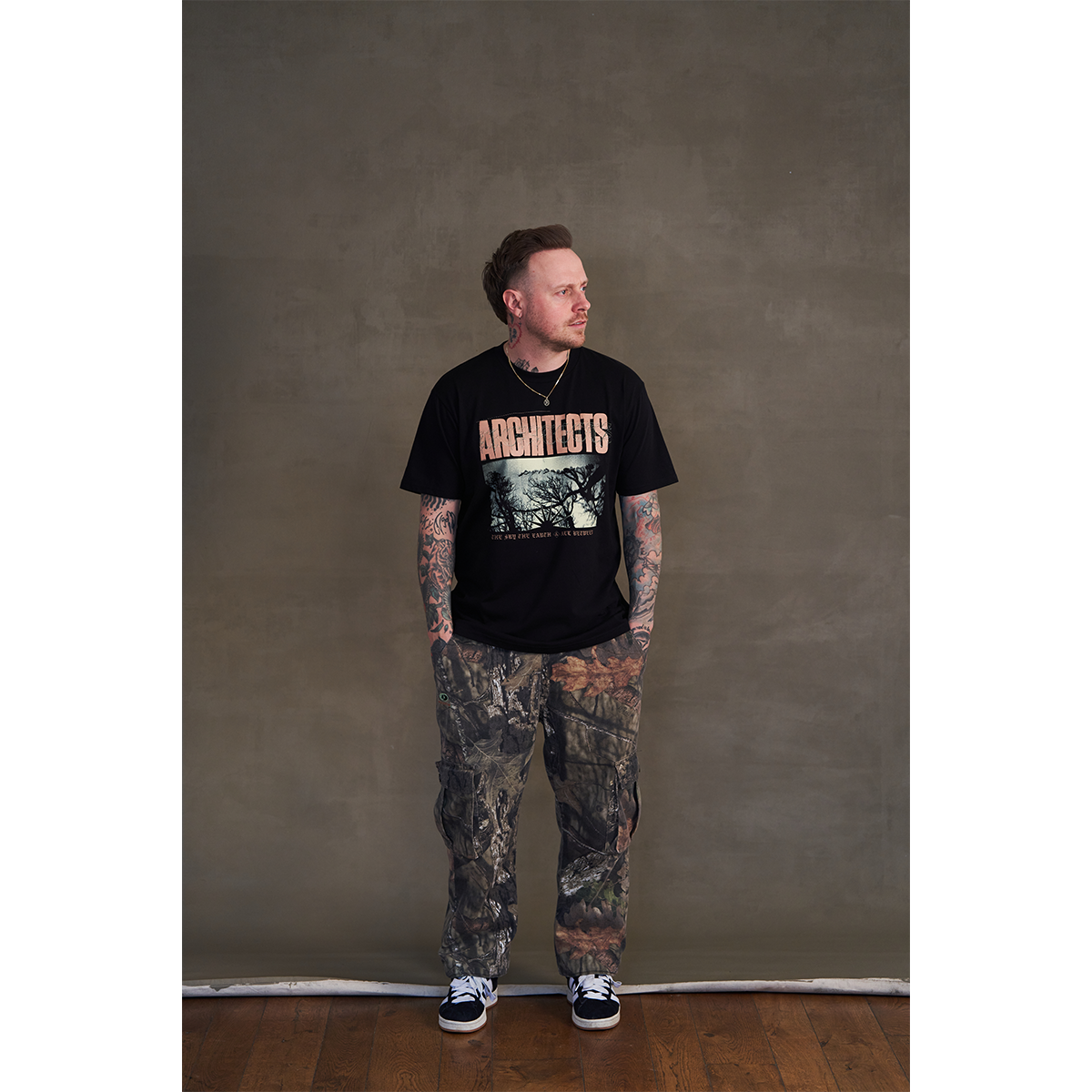 The Earth The Trees Black T-Shirt