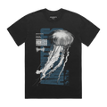 Jellyfish Faded Black T-Shirt