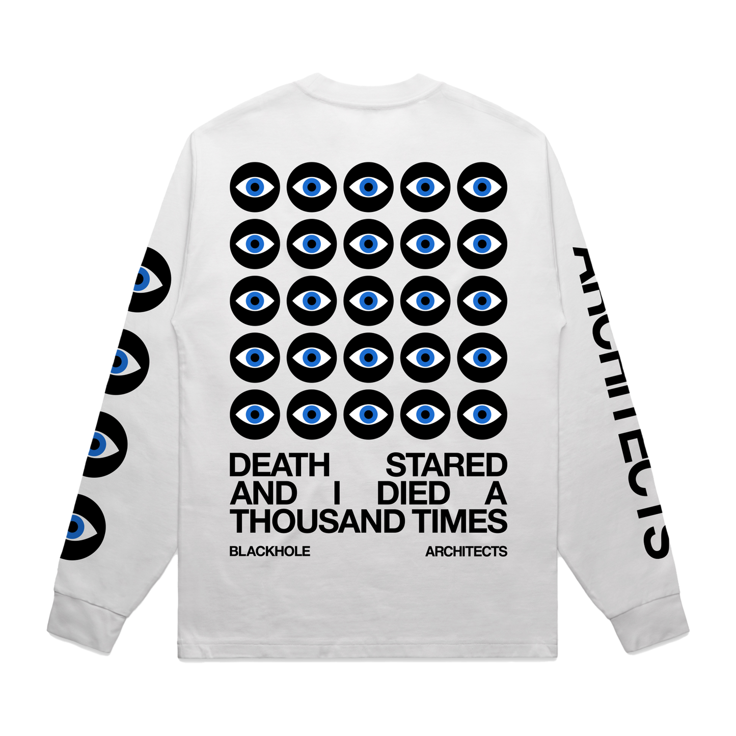 Architects Death Stared White Longsleeve T-Shirt