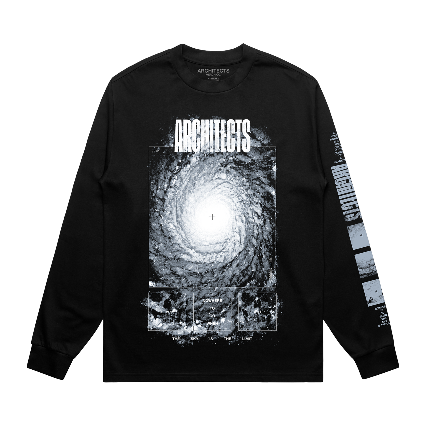 Architects Blackhole Nowhere To Go Black Longsleeve T-Shirt