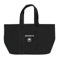 Black tote bag with 'ARCHITECTS' logo across the middle