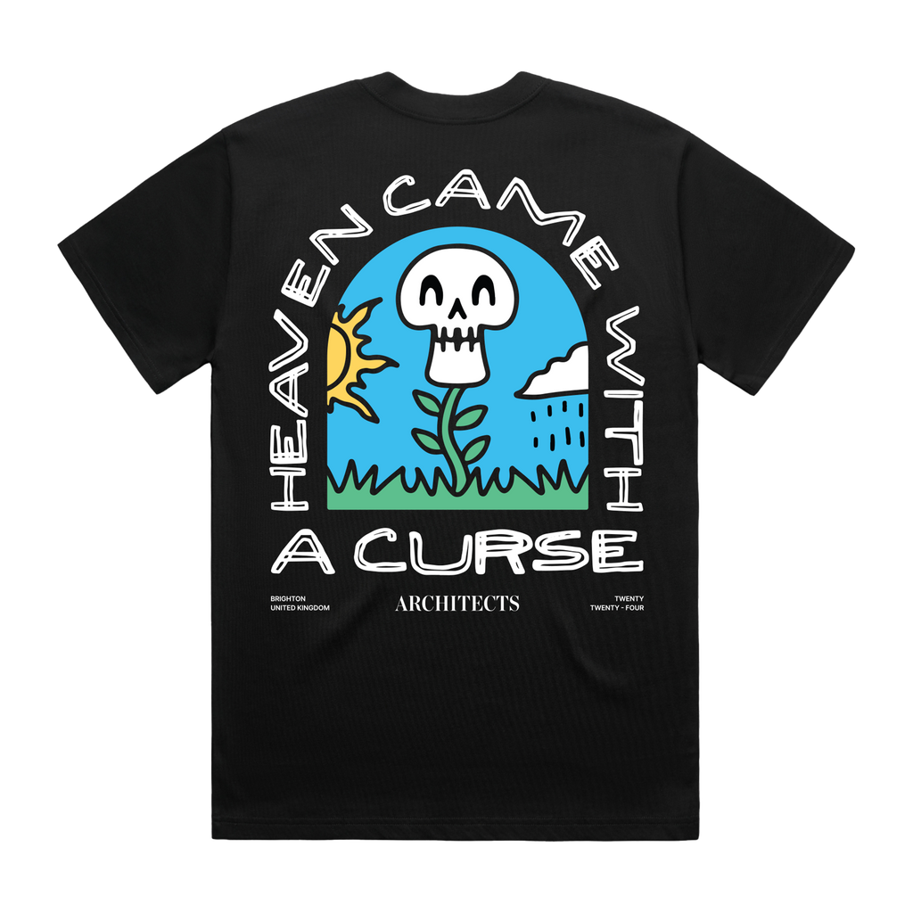 Heaven Came With A Curse Black T-Shirt