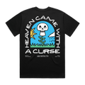Heaven Came With A Curse Black T-Shirt
