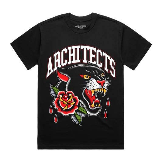 Panther Tattoo Black T-Shirt