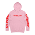One Of Us Pink Pullover Hoodie