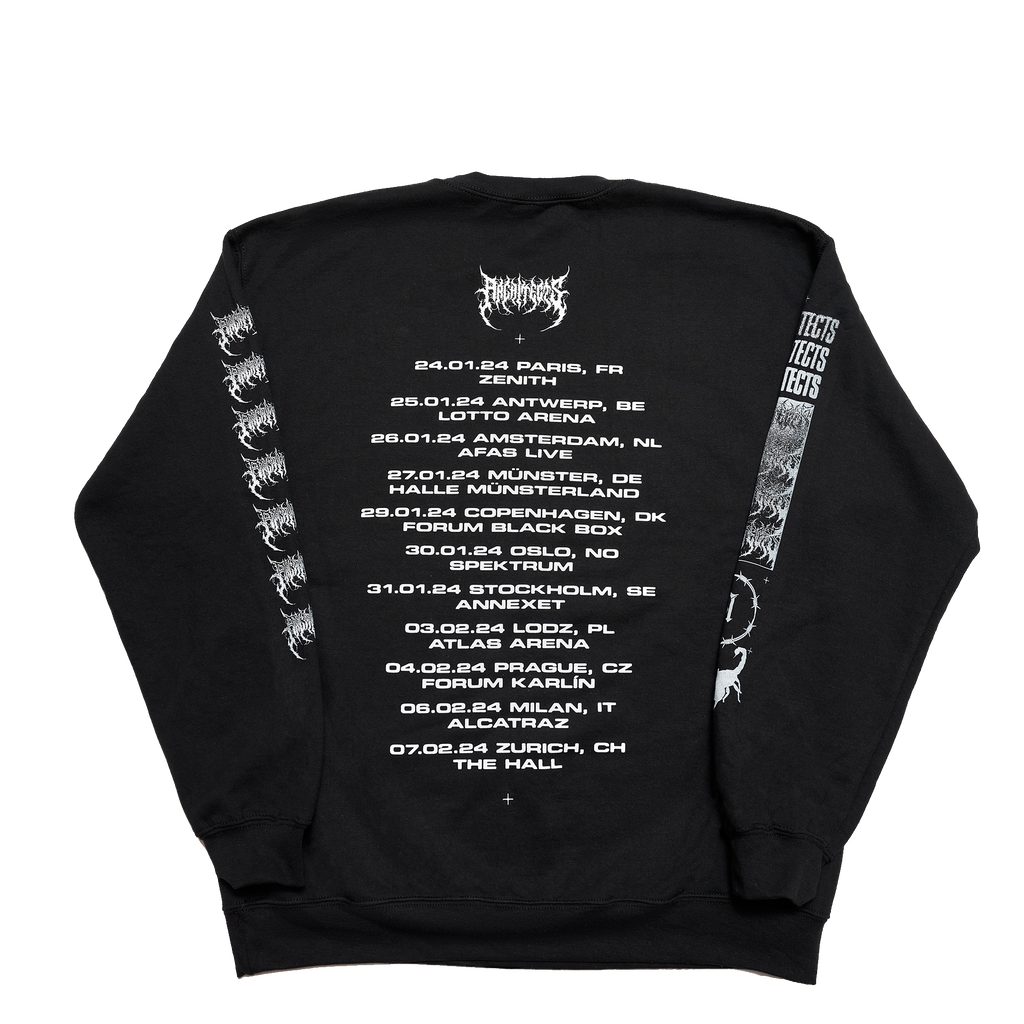 Scorpion EU 2024 Tour Black Crewneck