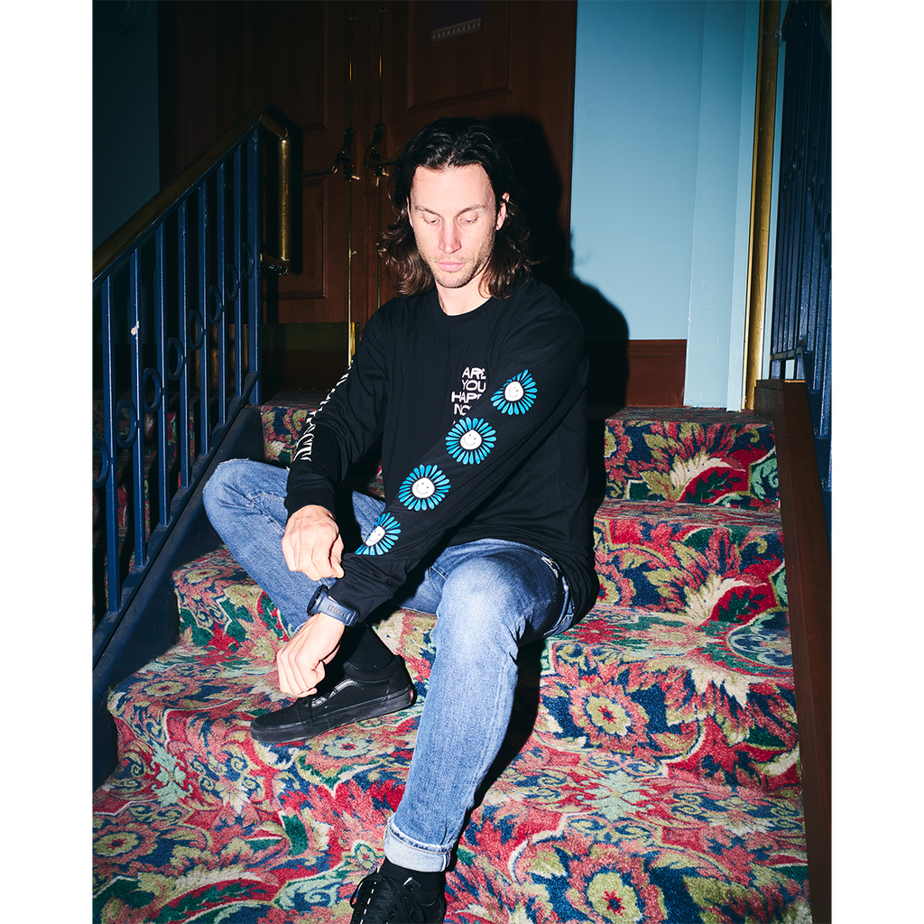 Are You Happy Now? Black Longsleeve