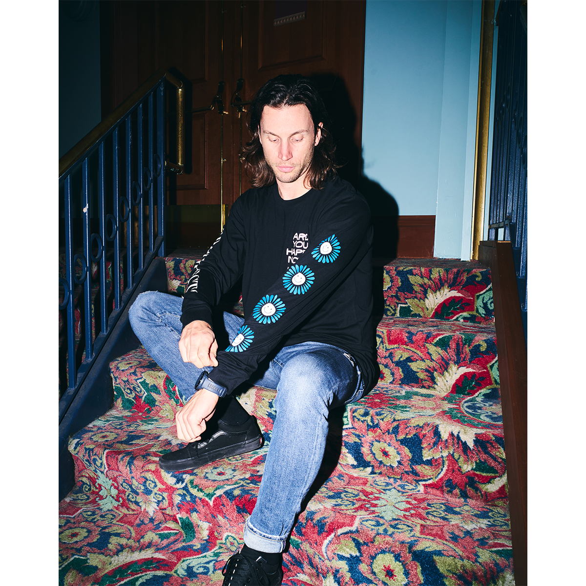 Are You Happy Now? Black Longsleeve