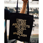 All I Got Was Whiplash | Black Tote Bag