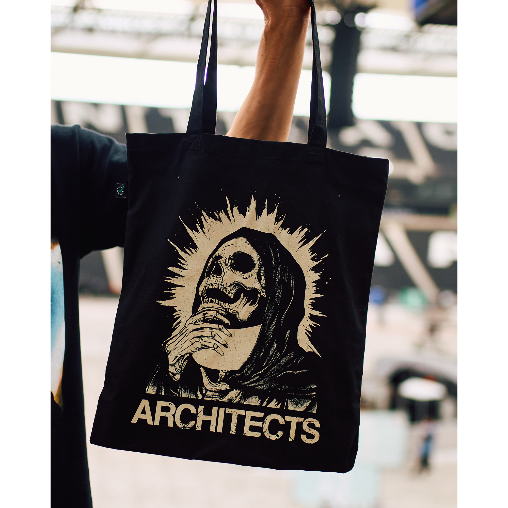 All I Got Was Whiplash | Black Tote Bag