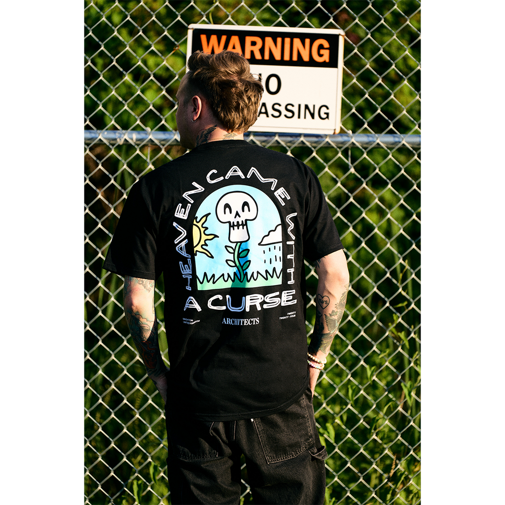Heaven Came With A Curse Black T-Shirt