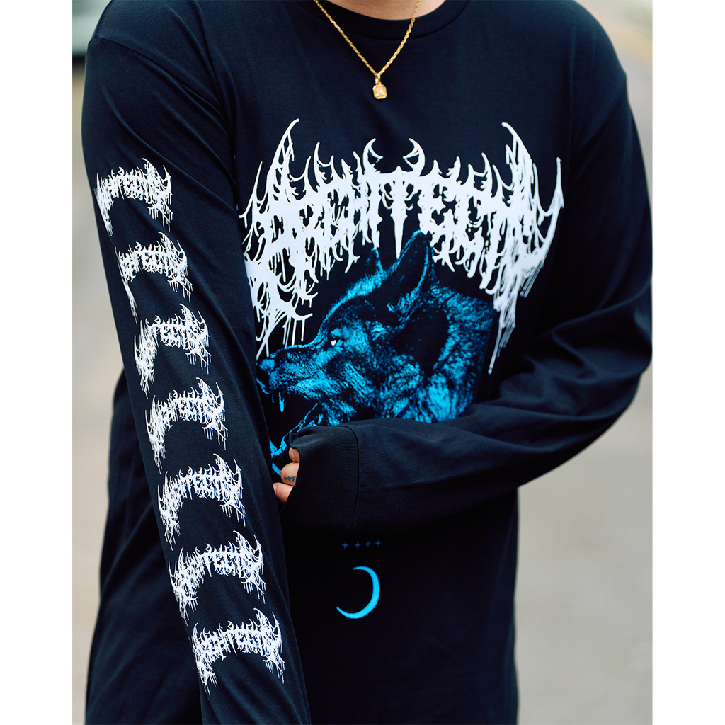 Wolf Black Longsleeve